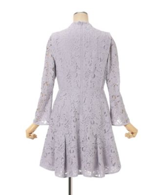 洋子 Raschel Lace Flare Dress 6F／MM26SS