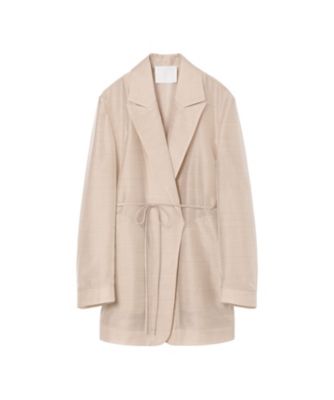 ＜Mame Kurogouchi (Women)＞Ｗｏｏｌ　Ｎｙｌｏｎ　Ｓｈｉｍｍｅｒｉｎｇ　Ｊａｃｋｅｔ　６Ｓ／ＭＭ２６ＳＳーＪＫ０１５