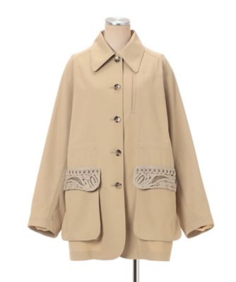 【コージ】 Cording Embroidery Detailed Middle