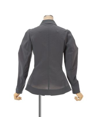 Stretch Beaded Detail Tuck Jacket