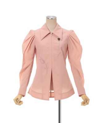 Stretch Beaded Detail Tuck Jacket