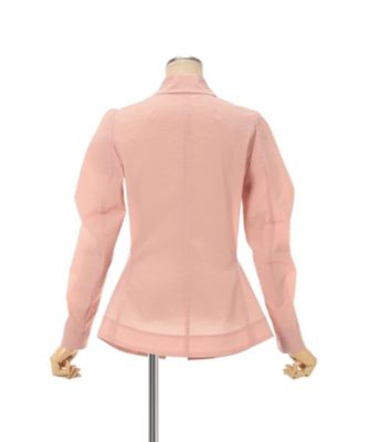 Stretch Beaded Detail Tuck Jacket