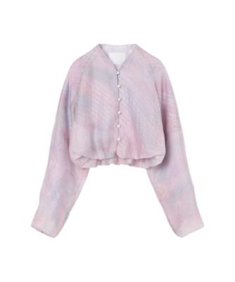 ＜Mame Kurogouchi (Women)＞Ｔｒｉｐｌｅ－Ｌａｙｅｒ　Ａｕｒｏｒａ－Ｄｙｅｄ　Ｊａｃｋｅｔ　６Ｓ／ＭＭ２６ＳＳ－ＪＫ０７１