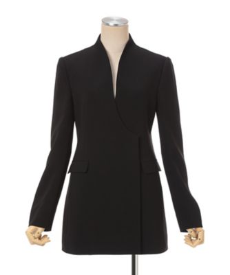 Ｔｒｉａｃｅｔａｔｅ　Ｐｏｌｙｅｓｔｅｒ　Ｃｏｌｌａｒｌｅｓｓ　Ｄｏｕｂｌｅ　Ｂｒｅａｓｔｅｄ　Ｓｕｉｔ　Ｊａｃｋｅｔ　＊ＪＫ６０１