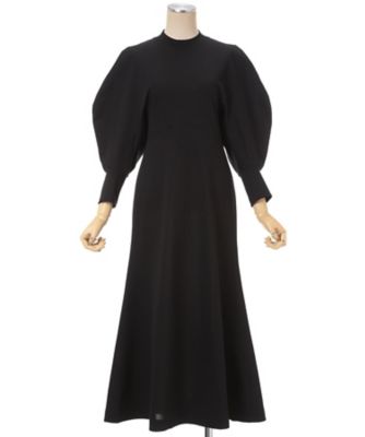 美品✨ 【SUKU 】DRESSING GOWN ブラック S Ｍ Mame Kurogouchi】 Suvin Cotton Jersey Dress MM23PF-JS703 – ONENESS