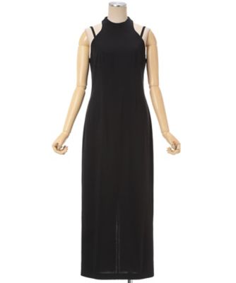 Cotton Jersey Halter Neck Dress 6S