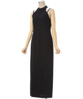Cotton Jersey Halter Neck Dress 6S