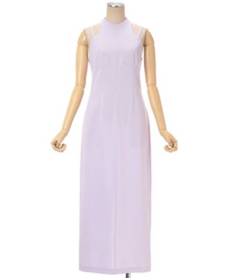 Cotton Jersey Halter Neck Dress 6S