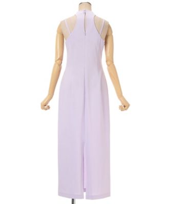 Cotton Jersey Halter Neck Dress 6S