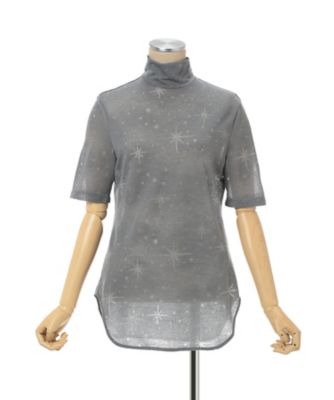 Starry Jersey Short Sleeve Sheer