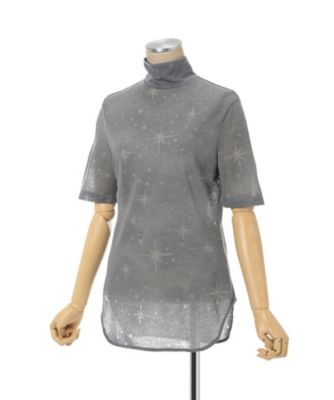 Starry Jersey Short Sleeve Sheer
