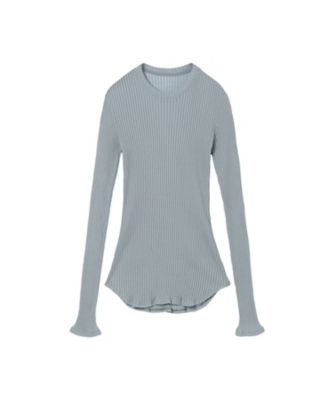 Mercerized Cotton Rib Jersey Top 6S