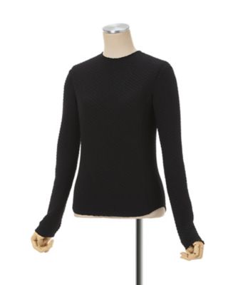 Shirring Jersey Jacquard Long