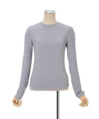 Shirring Jersey Jacquard Long