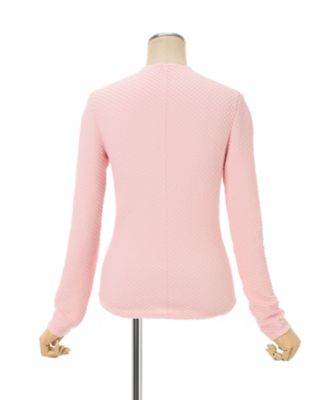 Shirring Jersey Jacquard Long