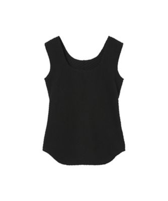 Mame Kurogouchi (Women)/マメ クロゴウチ Ｓｈｉｒｒｉｎｇ　Ｊｅｒｓｅｙ　Ｊａｃｑｕａｒｄ　Ｓｌｅｅｖｅｌｅｓｓ　Ｔｏｐ　６Ｓ／ＭＭ２６ＳＳーＪＳ０３９