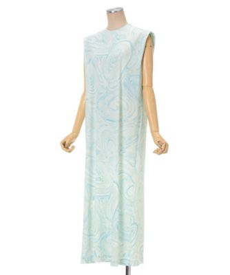 Marble Print Jersey Dress 6S／MM26SS
