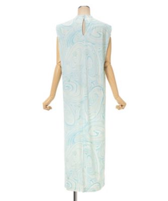 Marble Print Jersey Dress 6S／MM26SS
