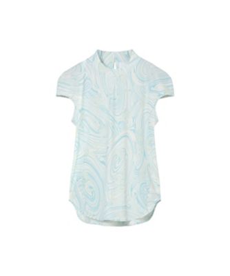 シャツ+ブラウス(半袖+袖なし) mame kurogouchi Marble Print Sheer mame - mame kurogouchi Marble Print Sheerの通販 by shop｜マメなら