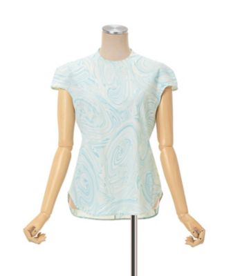 Marble Print Jersey Short Sleeve