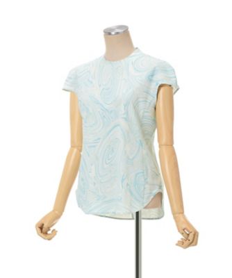 Marble Print Jersey Short Sleeve