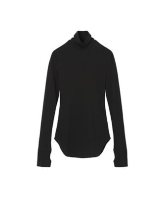 Cotton Jersey High Neck Top 6S