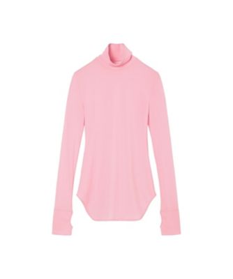 Cotton Jersey High Neck Top 6S
