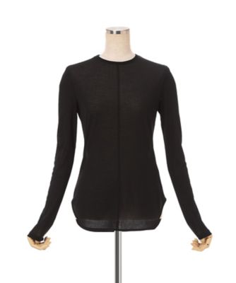 Cotton Jersey Crew Neck Top 6S