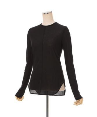 Cotton Jersey Crew Neck Top 6S
