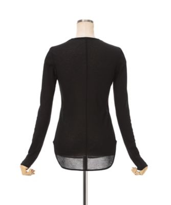 Cotton Jersey Crew Neck Top 6S