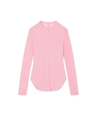 Cotton Jersey Crew Neck Top 6S