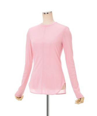 Cotton Jersey Crew Neck Top 6S