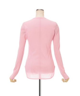 Cotton Jersey Crew Neck Top 6S