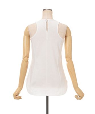 Cotton Plainstitch Sleeveless Top
