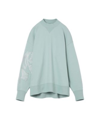 Mame Kurogouchi 刺繍　コットン　トップス Floral Embroidery Oversized Sweat