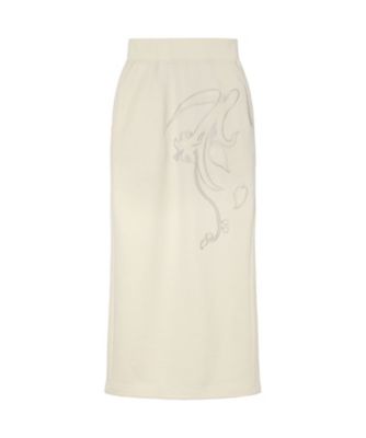 ＜Mame Kurogouchi (Women)＞Ｆｌｏｒａｌ　Ｅｍｂｒｏｉｄｅｒｙ　Ｓｗｅａｔ　Ｓｋｉｒｔ　６Ｓ／ＭＭ２６ＳＳ－ＪＳ０８６