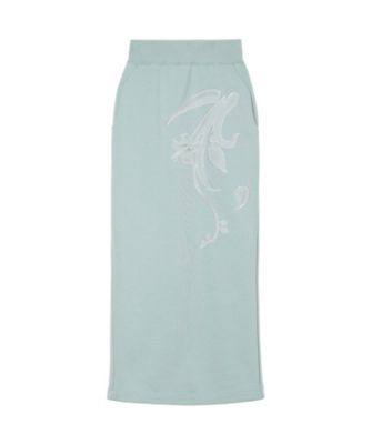 スカート Cording Embroidery Sweat Skirt Mame Kurogouchi(マメ) Cording Embroidery Sweat Skirt NAVY
