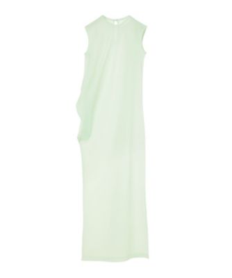 ＜Mame Kurogouchi (Women)＞Ｄｒａｐｅｄ　Ｊｅｒｓｅｙ　Ｓｈｅｅｒ　Ｄｒｅｓｓ　６Ｓ／ＭＭ２６ＳＳ－ＪＳ０８９