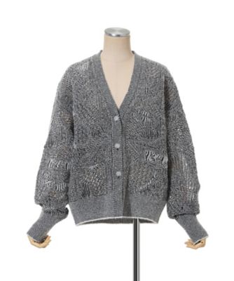 Shimmering Knit Cardigan 6S／MM26SS
