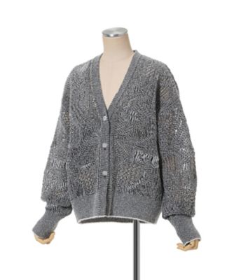 Shimmering Knit Cardigan 6S／MM26SS