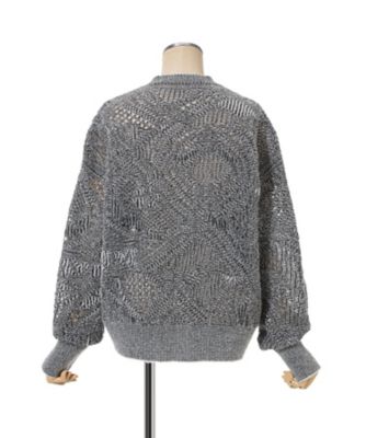 Shimmering Knit Cardigan 6S／MM26SS