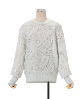 Shimmering Knit Top 6S／MM26SSー