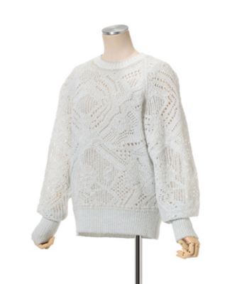 Shimmering Knit Top 6S／MM26SSー