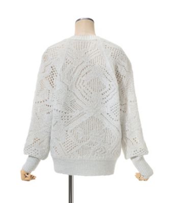 Shimmering Knit Top 6S／MM26SSー