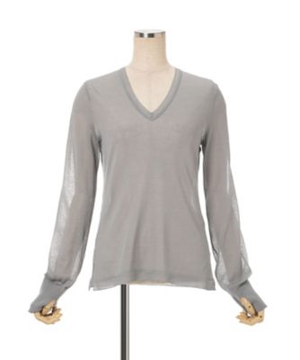 High Gauge Sheer Knit Top 6S／MM26SS