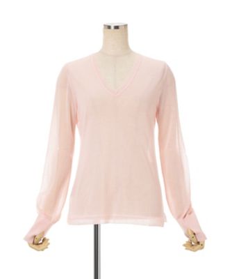 High Gauge Sheer Knit Top 6S／MM26SS