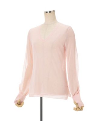 High Gauge Sheer Knit Top 6S／MM26SS