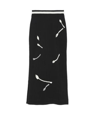 3D Floral Motif Sleeveless Knit Top