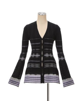 Lamp Shaped Knit Cardigan 6S／MM26SS