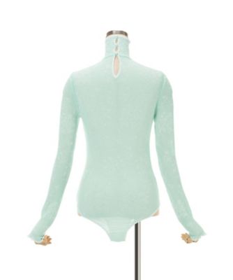 Floral Jacquard Knit Bodysuit 6S